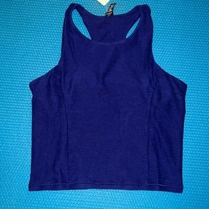 Victoria Secret on point blue crop tank size large
